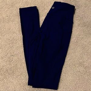Blue Lululemon Leggings